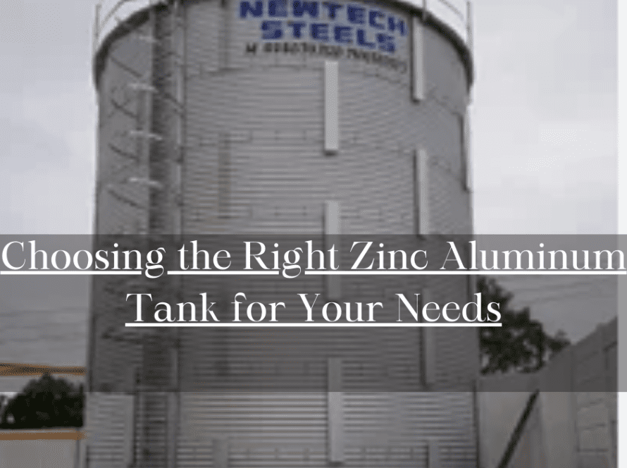 zinc aluminium tank