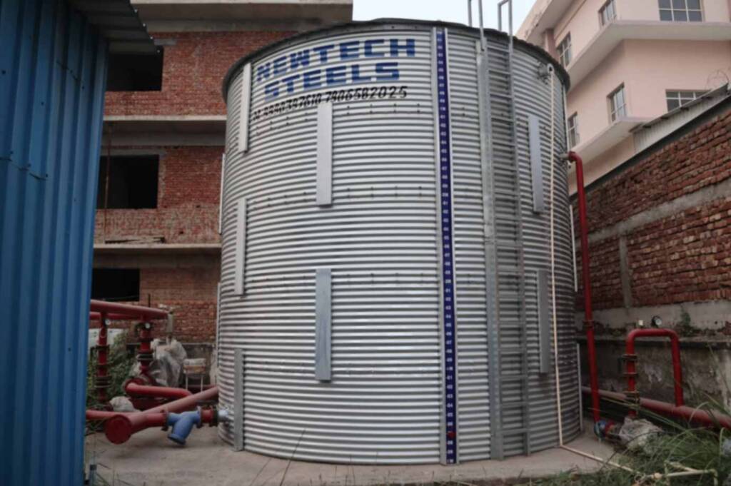 corrugated water storage tanks
