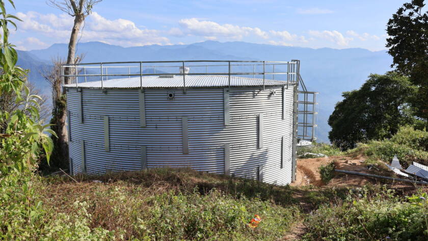 Galvanised Steel storage tanks