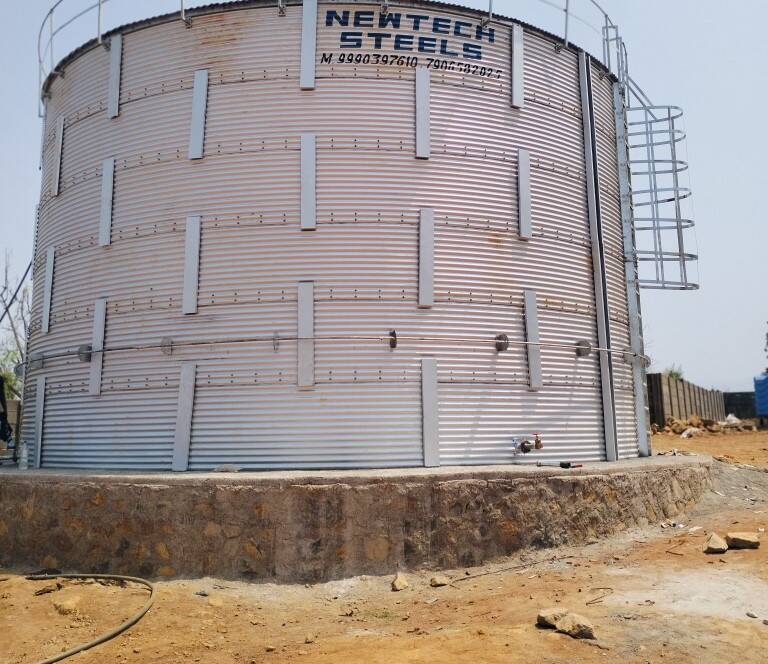 corrugated steel tanks