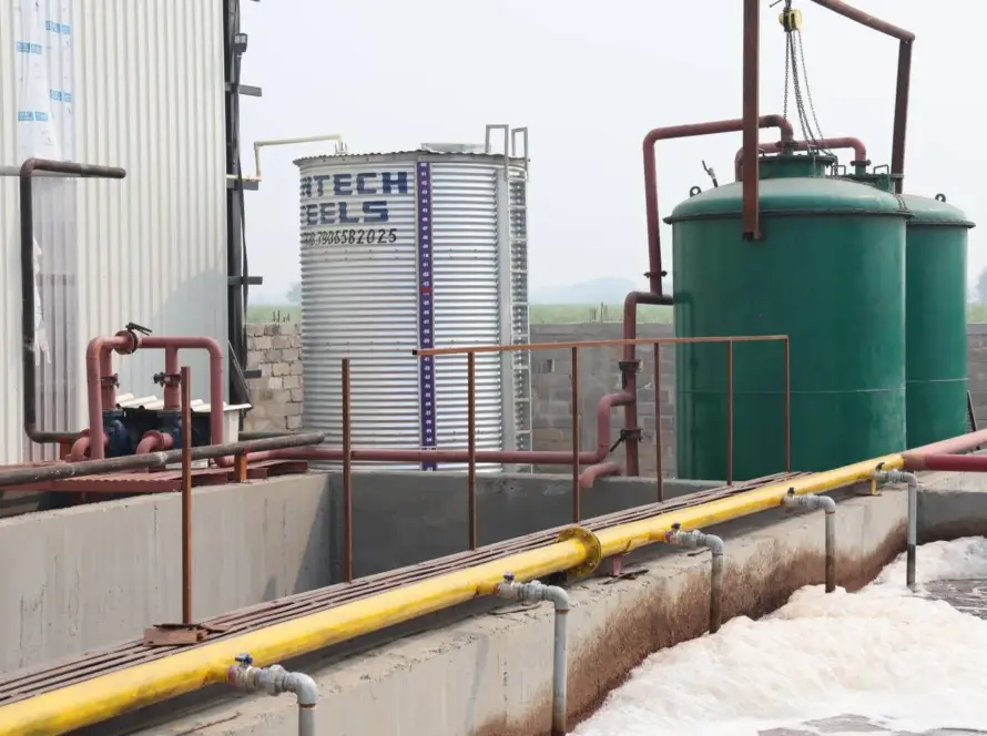 industrial water storage tank